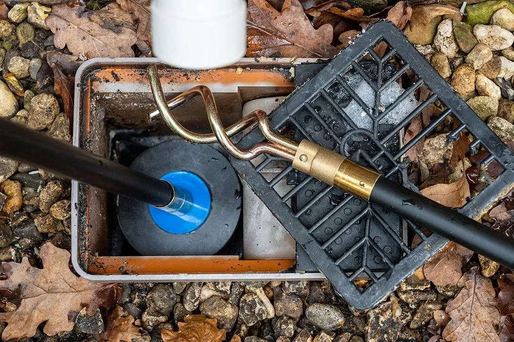 Blocked drain clearing image background image
