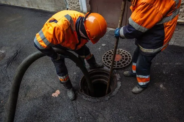 Drain unblocking image background image