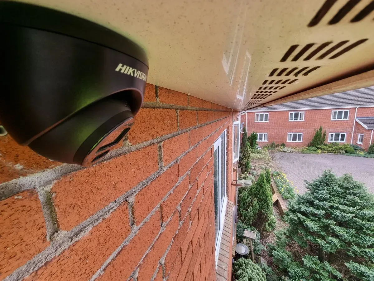3K camera covering a courtyard at a nursing home