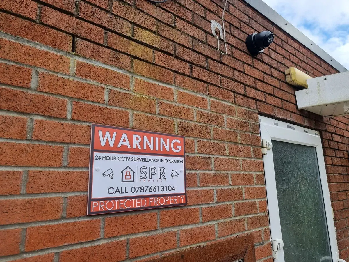 Important signage - warning of CCTV