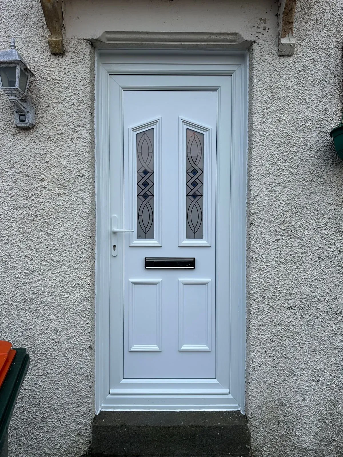 Upvc door installation image background image