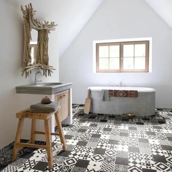 Vinyl floor installation image background image