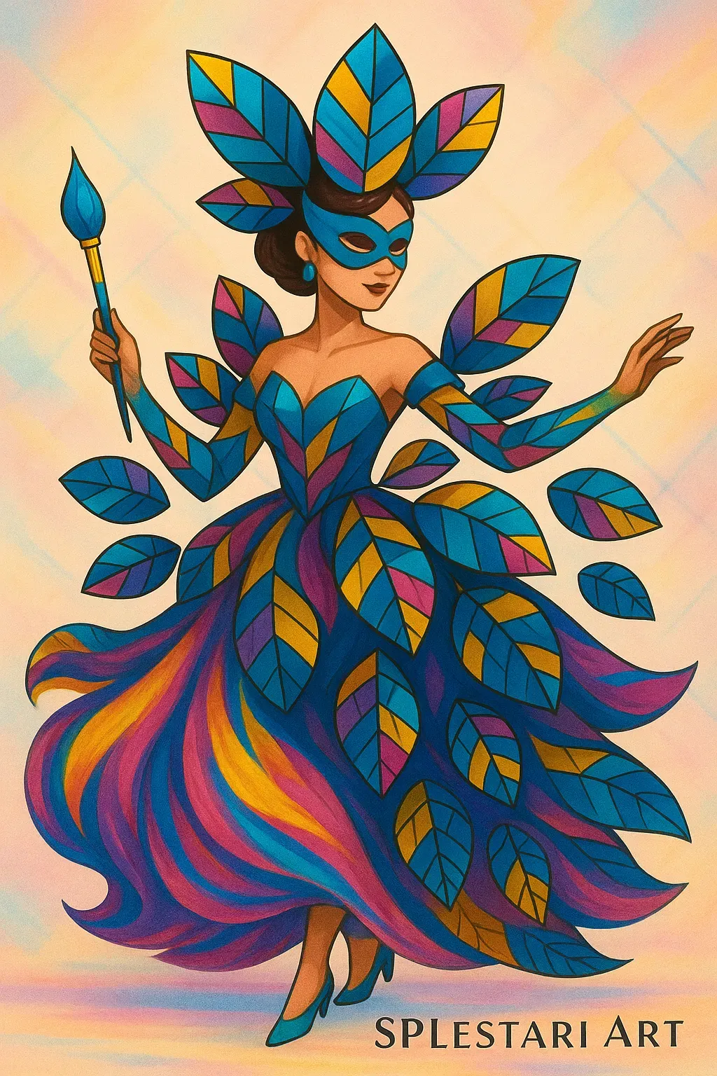 SPLestari Art  logo