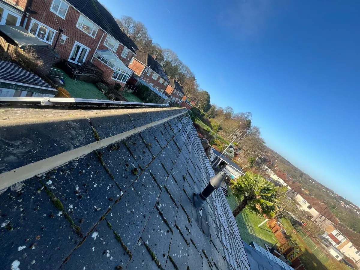 Roof inspection image background image