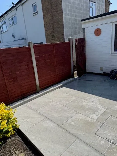 Local team designing a patio in Billericay