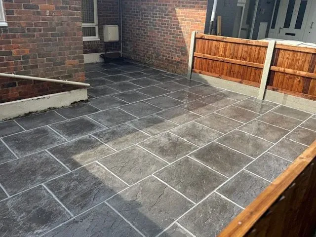 Landscape project in progress in Billericay