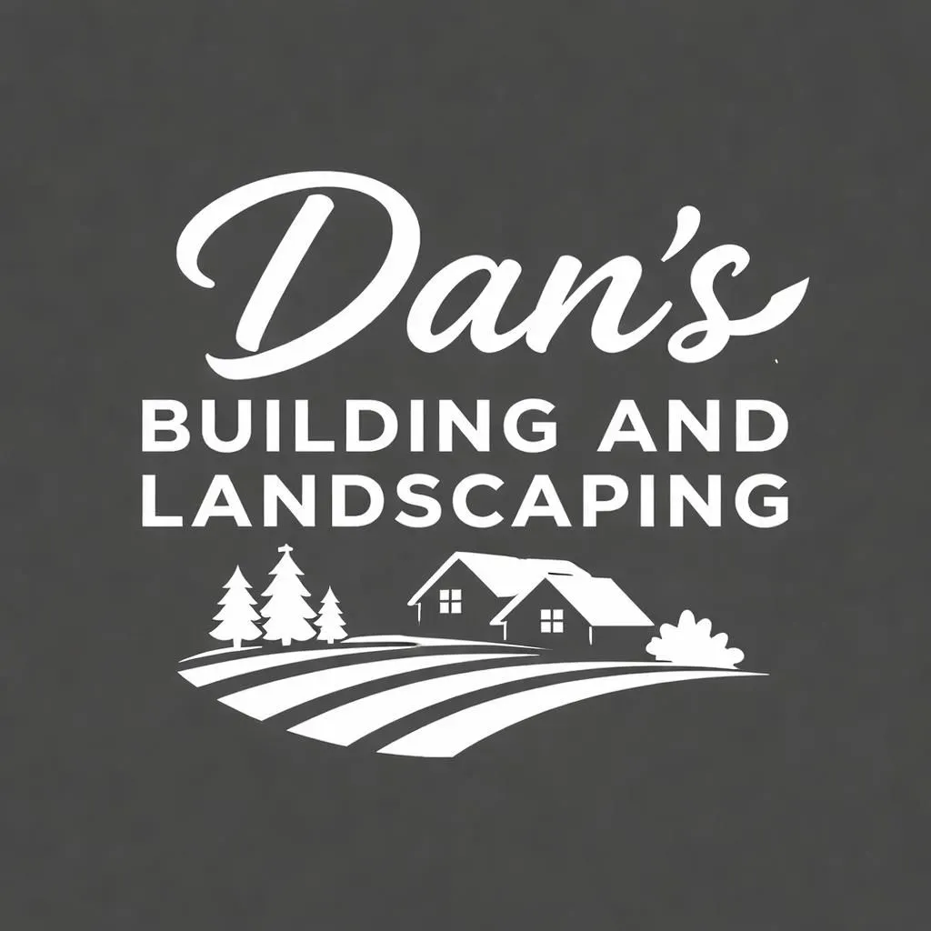 Dans building and landscaping  logo