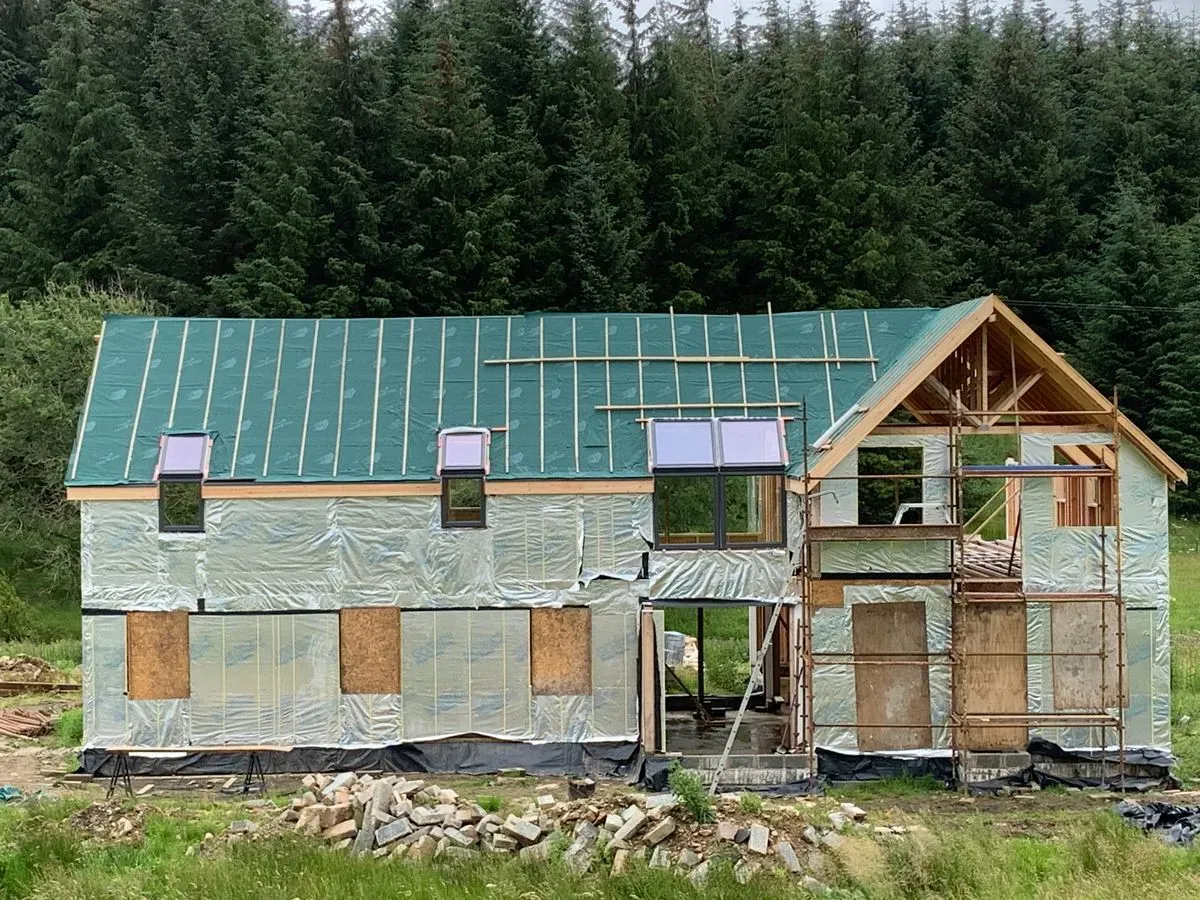 Custom home building image background image