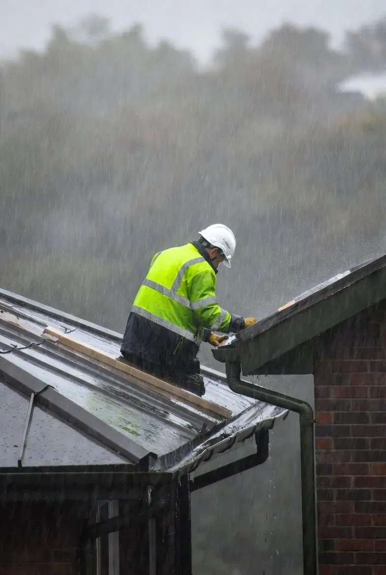 Gutter installation and repair image background image
