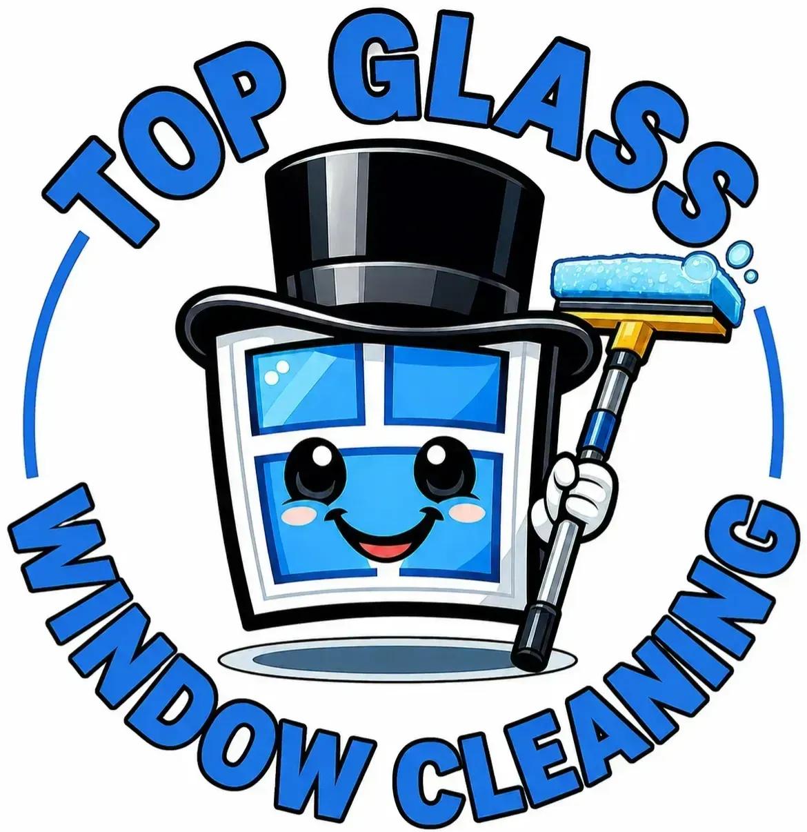 Top glass window cleaning  logo