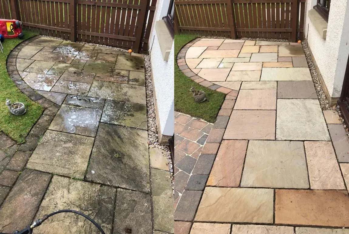 Pressure washing image