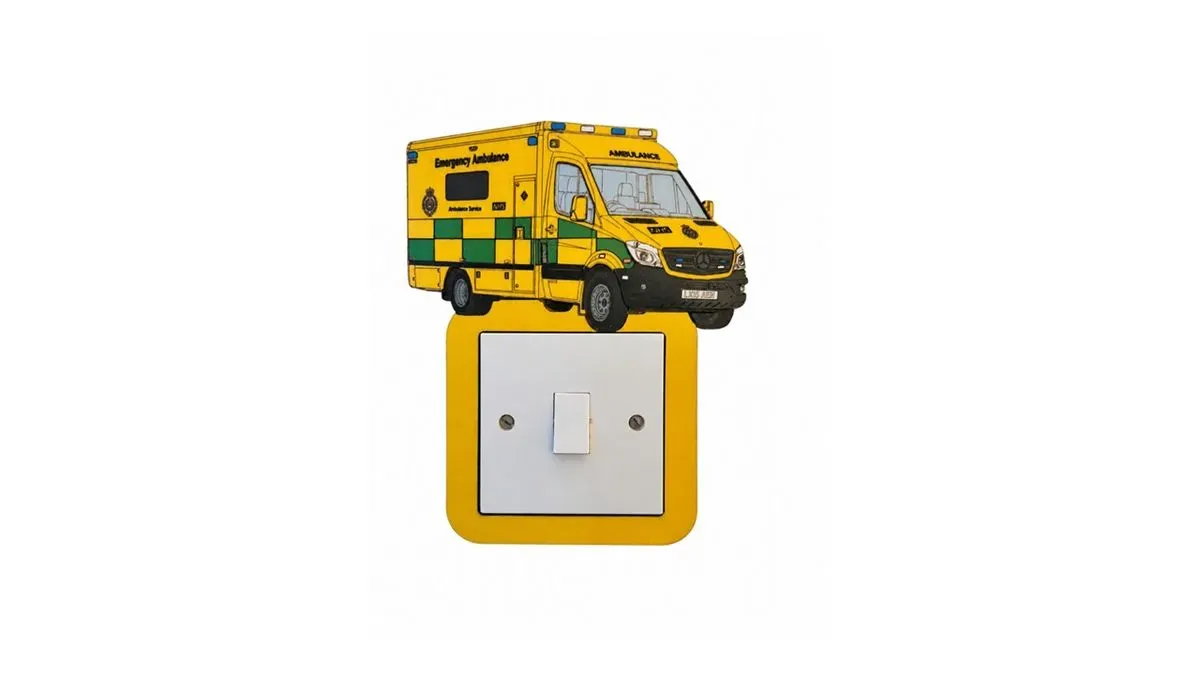 8210420127697-ewu8ipgwd87qo04b0rqzl-Ambulance-Light-Switch-Cover-Handmade-Wooden-Kids-Bedroom-Wall-Decor--3- thumbnail image