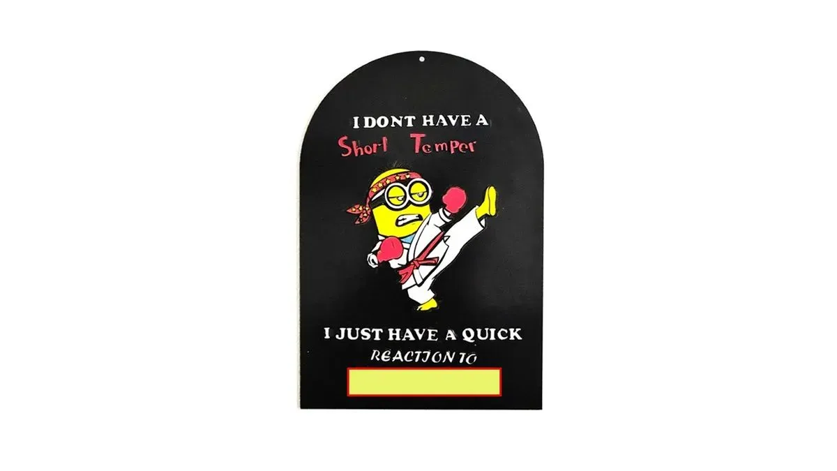 8211230650957-ysj6egh8dnp1hirq4w5z44-Karate-Minion-Inspired-Funny-Handmade-Wooden-Wall-Sign--3- thumbnail image