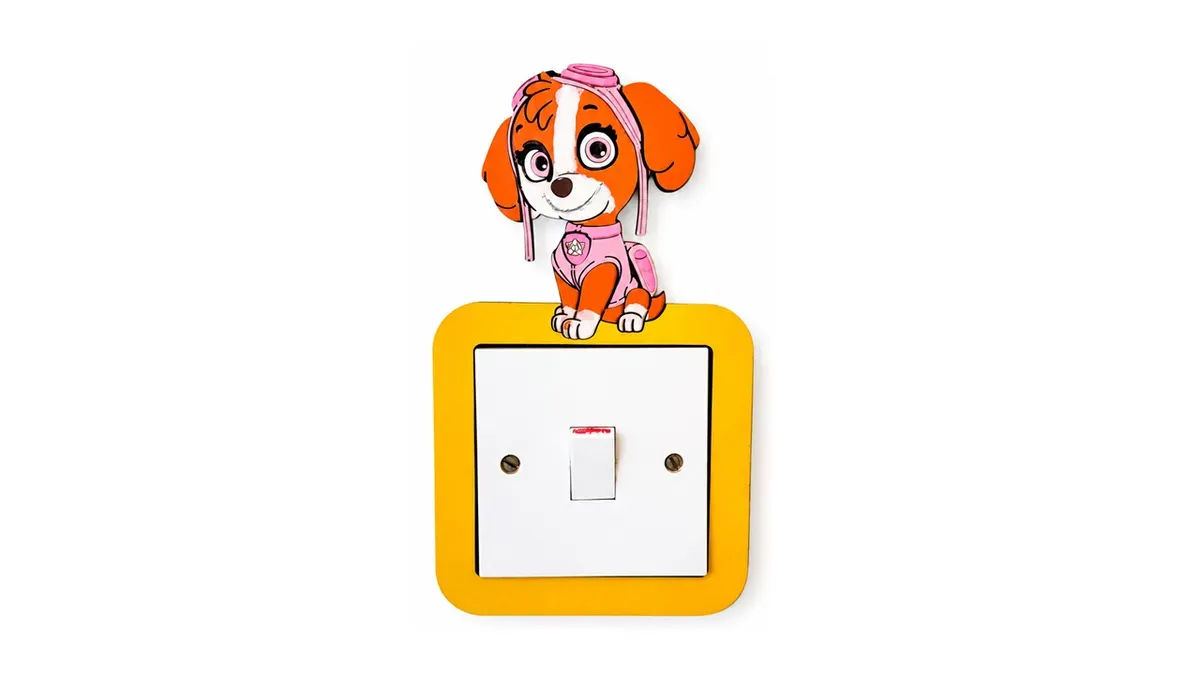 8211741401154-osintseoe0s8qys6pqvdkv-Skye-Inspired--Light-Switch-Cover-Handmade-Wooden-Kids-Bedroom-Wall-Decor--3- thumbnail image