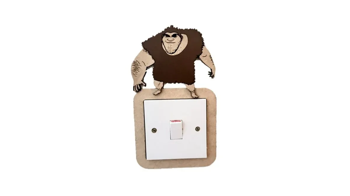 8213183364157-ubrs81uyhihj5rep0rr5fk-Grug--Croods-Inspired--Light-Switch-Cover-Handmade-Wooden-Kids-Bedroom-Wall-Decor--3- thumbnail image
