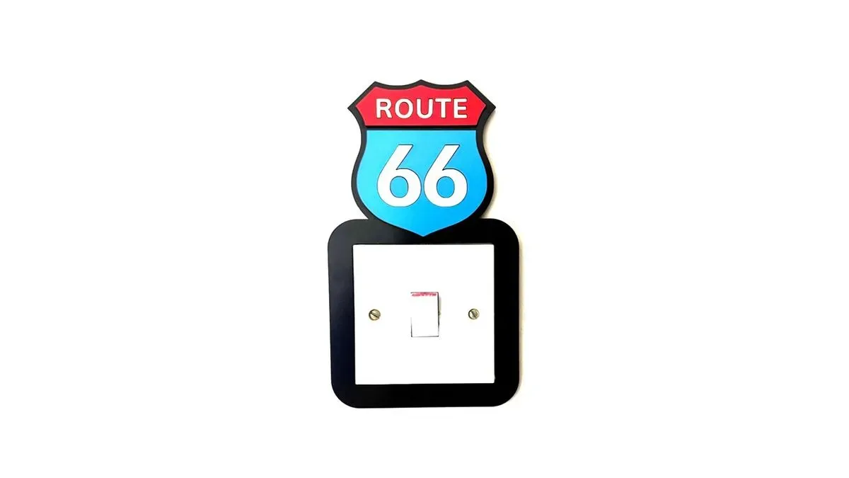 8215460925823-blehnjspbjn1oe4i7r45fl-Light-Switch-Frame-Route-66-Handmade-Wooden--3- thumbnail image