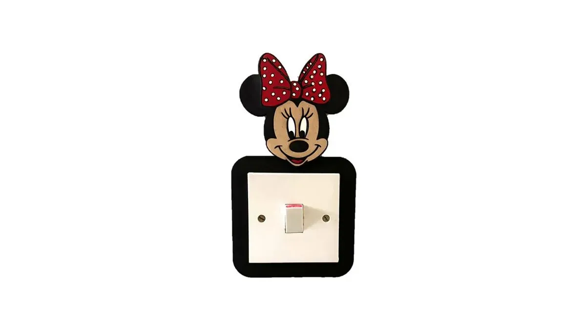 8215463008420-ryui0cjj4h4u9hgdfvpbf-Light-Switch-Frame-Minnie-Mouse-Handmade-Wooden--3- thumbnail image