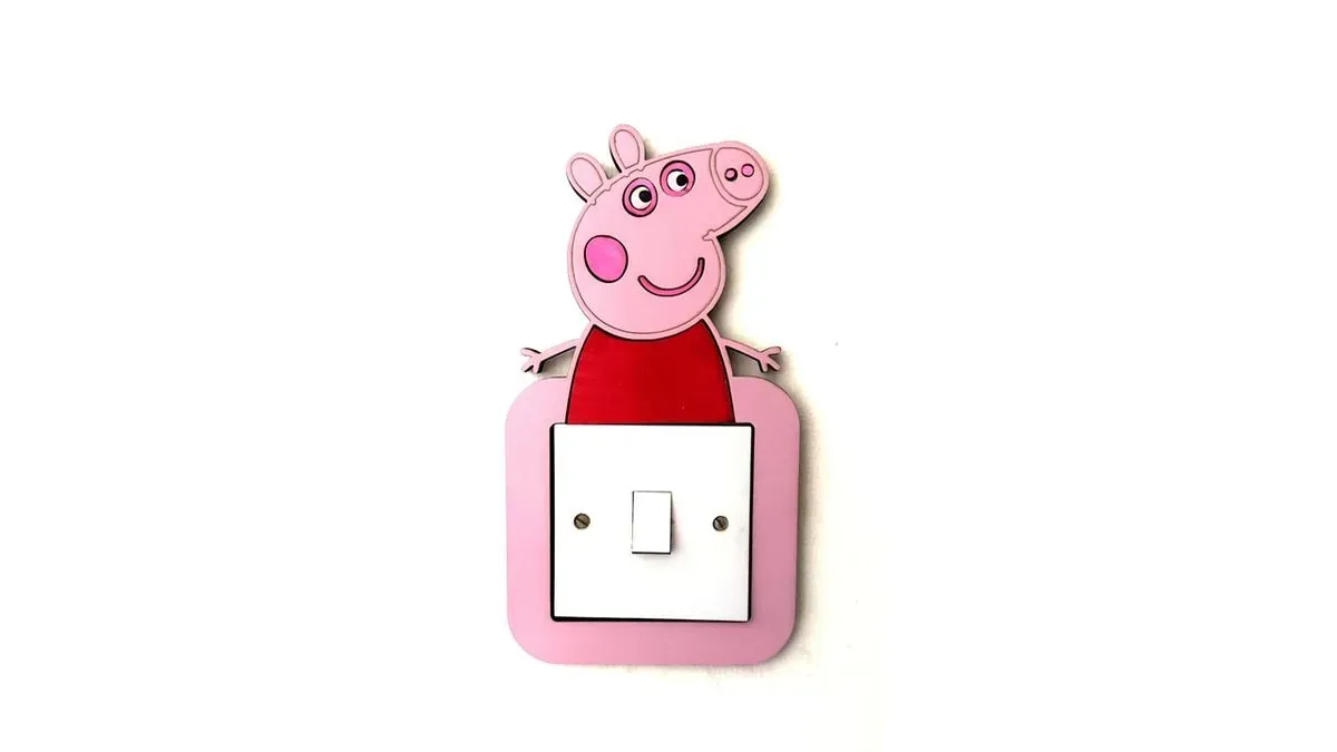 8216652185947-opc3athw61hoycrtdsod2b-Light-Switch-Frame-Peppa-Pig-Handmade-Wooden--3- thumbnail image