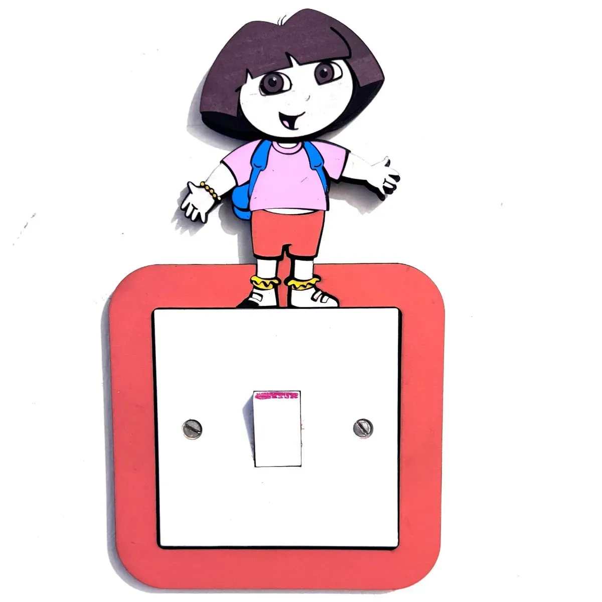 8216841034882-e4p9ovo3wlusir8hnfbjwf-Light-Switch-Frame-Dora-The-Explorer-Handmade-Wooden thumbnail image