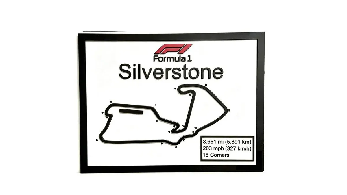 Formula One Handmade Wooden 2026  Circuits Wall Art – Formula 1 Fan Decor thumbnail