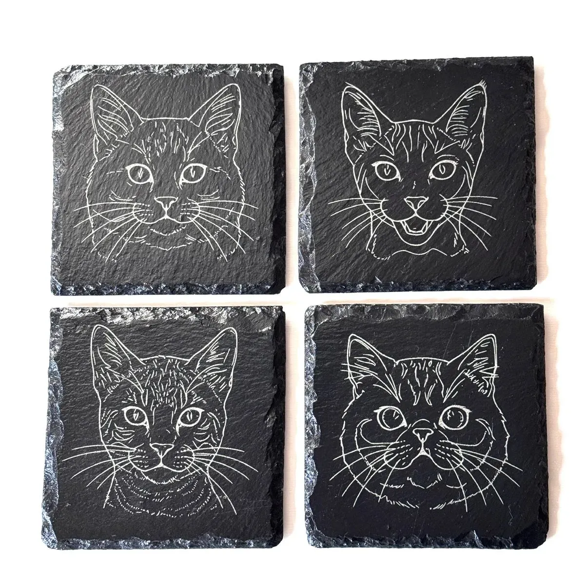 8225371799632-cq3uqdoqzggfclncj3oos-Slate-Coasters---Cats-4-set---Square thumbnail image