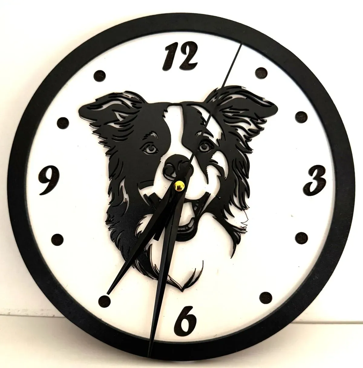 Collie Cross Clock thumbnail image