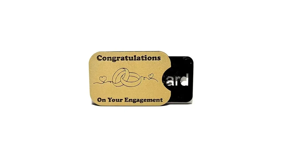 Engagement gift card holder thumbnail image