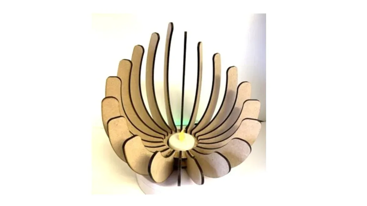 Finger Tea Light Holder thumbnail image