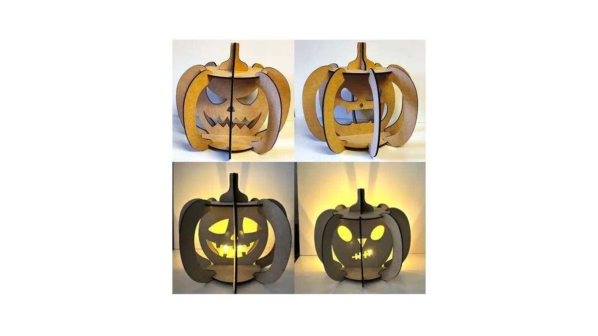 Halloween Pumpkin T candle holders thumbnail image