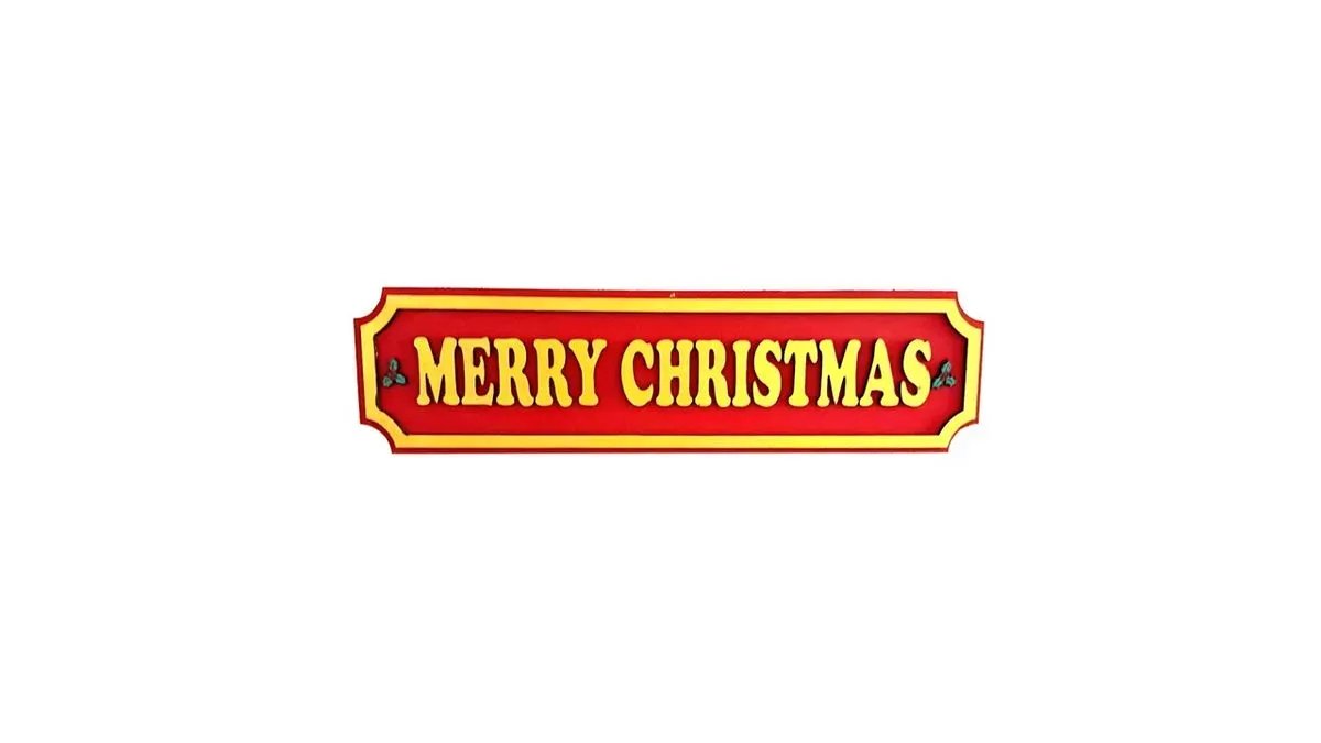 Large Merry Christmas Sign- Small Pic thumbnail image