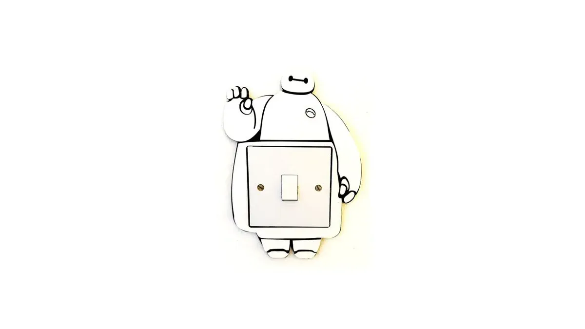 Light Switch Frame - Baymax (Small Pic) thumbnail image