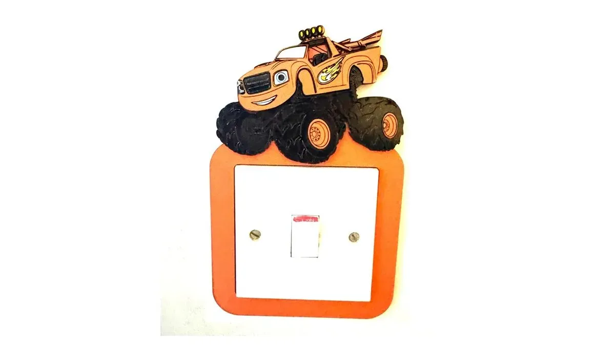 Light Switch Frame - Blaze and the Monster Machines - Small thumbnail image
