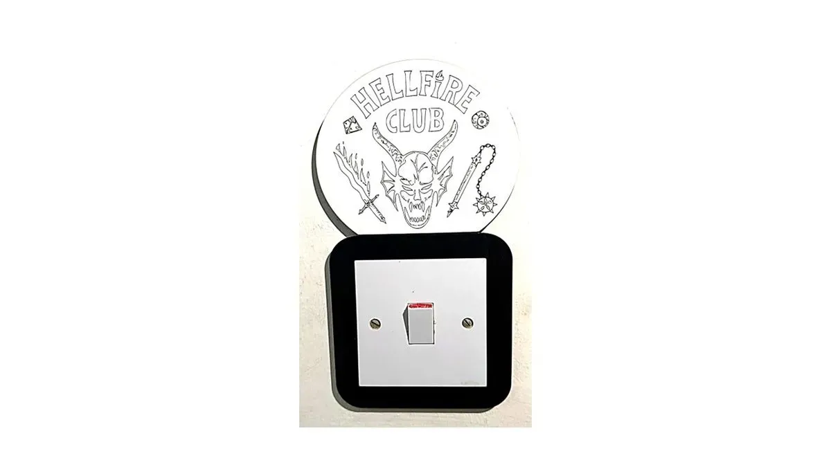 Light Switch Frame - Hellfire Club 1. Small thumbnail image