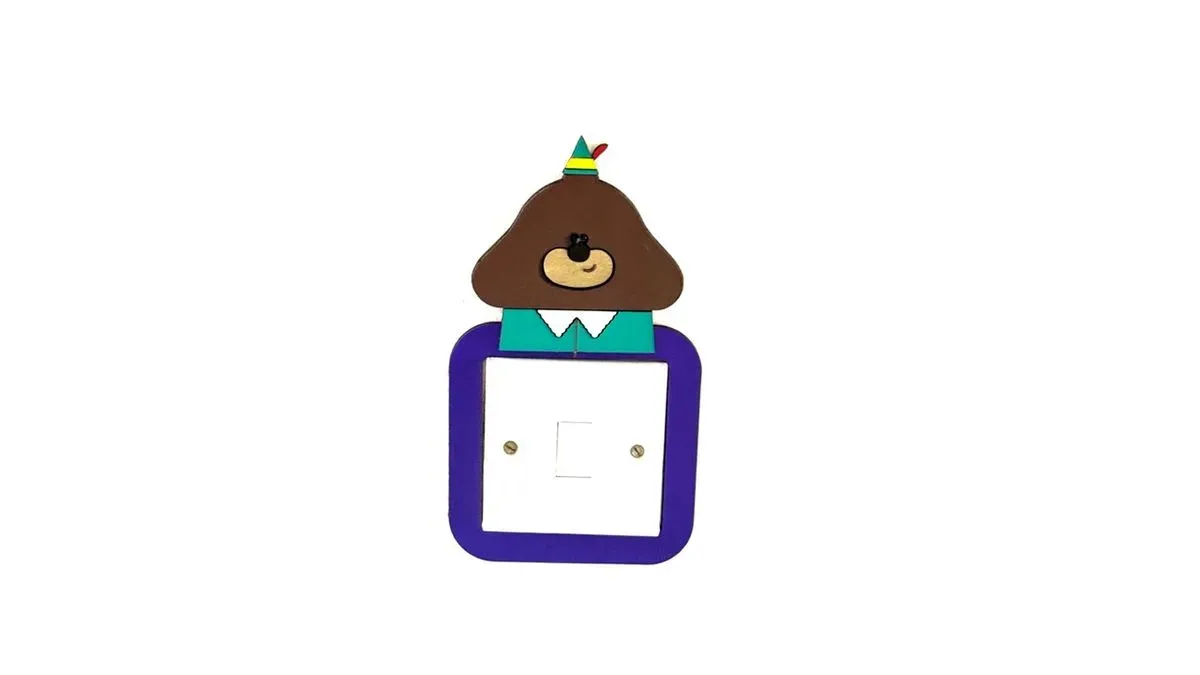 Light Switch Frame - Hey Duggee Green - small Pic thumbnail image