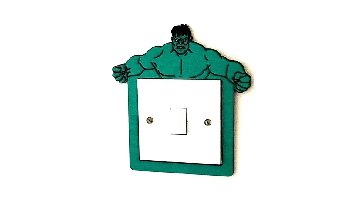 Light Switch Frame - Hulk Small Pic thumbnail image
