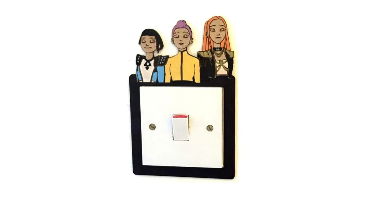 Light Switch Frame - K Pop Demon Hunters - Small Pic thumbnail image