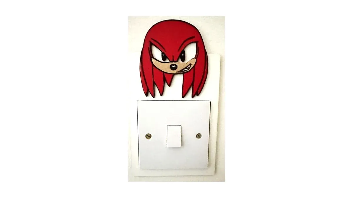 Light Switch Frame - Knuckles small pic thumbnail image