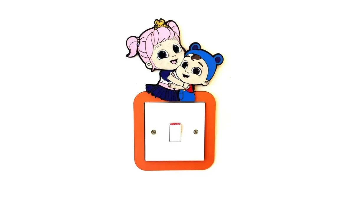 Light Switch Frame - Little Angel Baby John - small thumbnail image