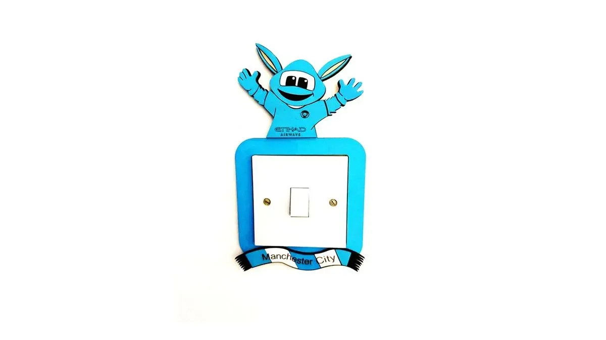 Light Switch Frame - Manchester City Moonchester - Small Pic thumbnail image