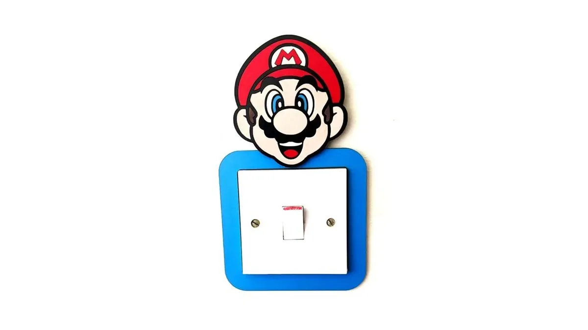 Light Switch Frame - Mario - small thumbnail image