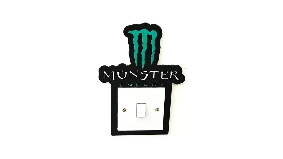Light Switch Frame - Monster Logo - Small Pic thumbnail image