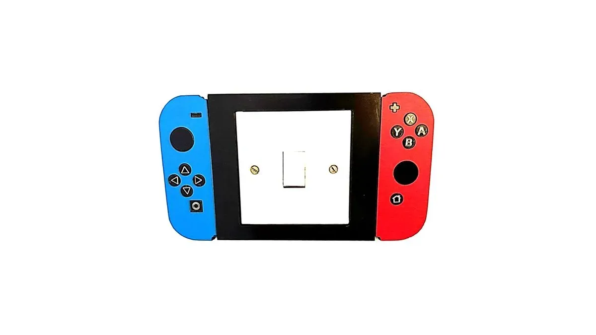 Light Switch Frame - Nintendo Switch B&R - Small Pic thumbnail image