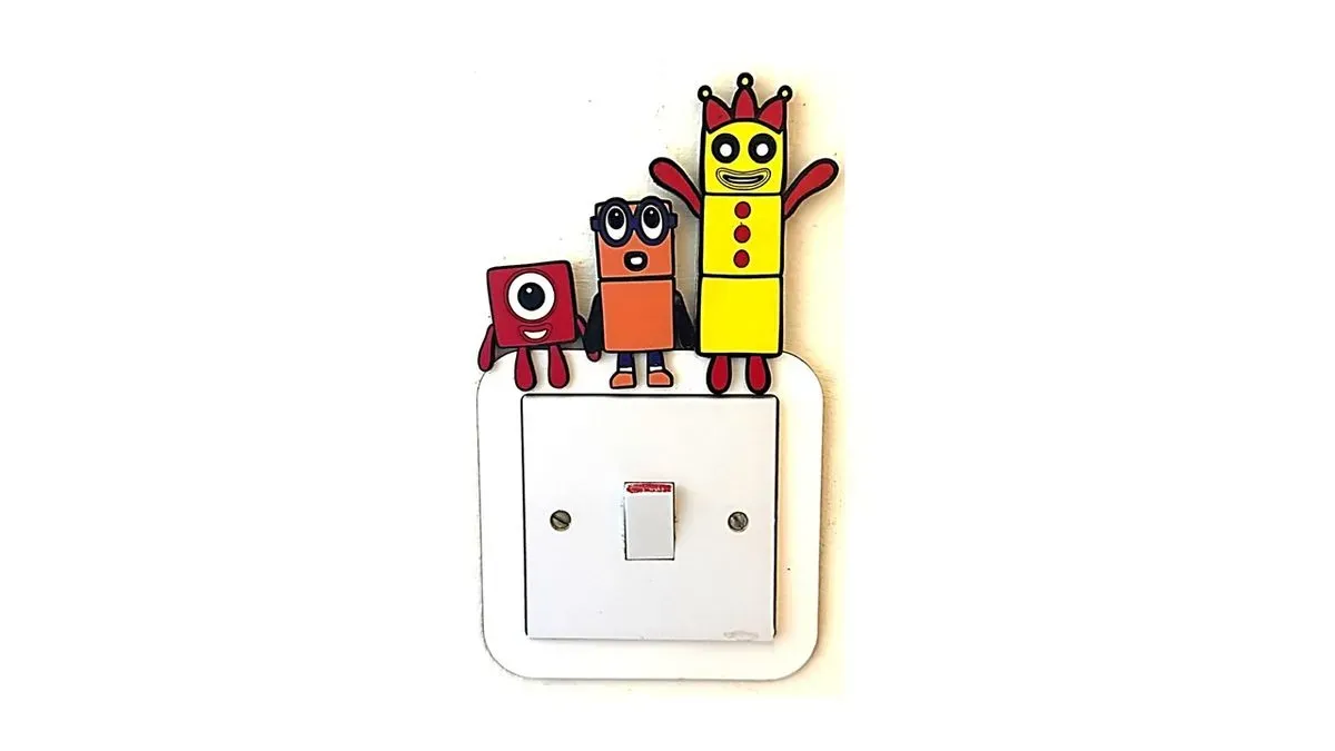 Light Switch Frame - Numberblocks - small thumbnail image