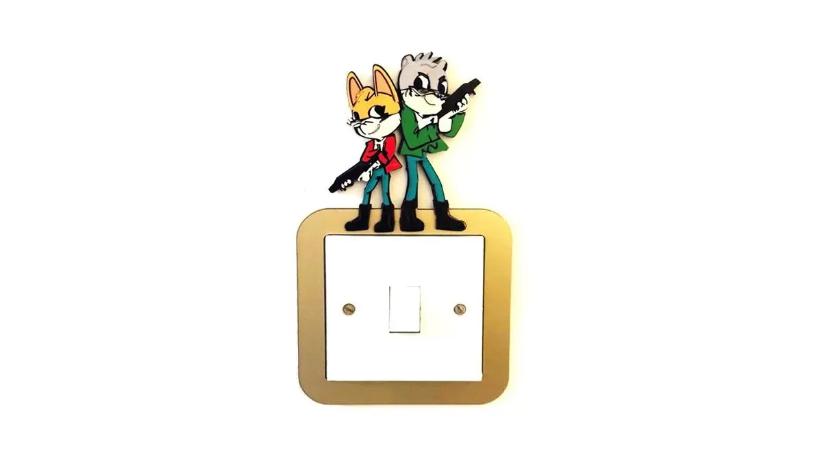 Light Switch Frame - Sam Snow Kit Casey - Creature Cases - 1 - small thumbnail image