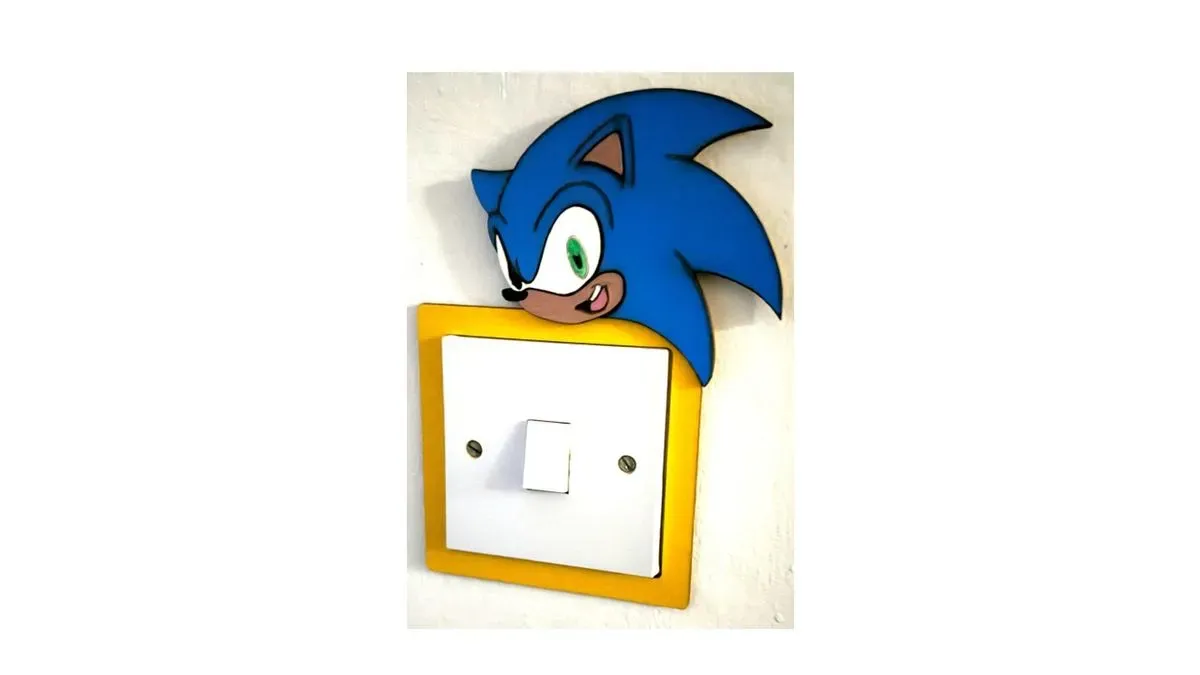 Light Switch Frame - Sonic (Small) thumbnail image