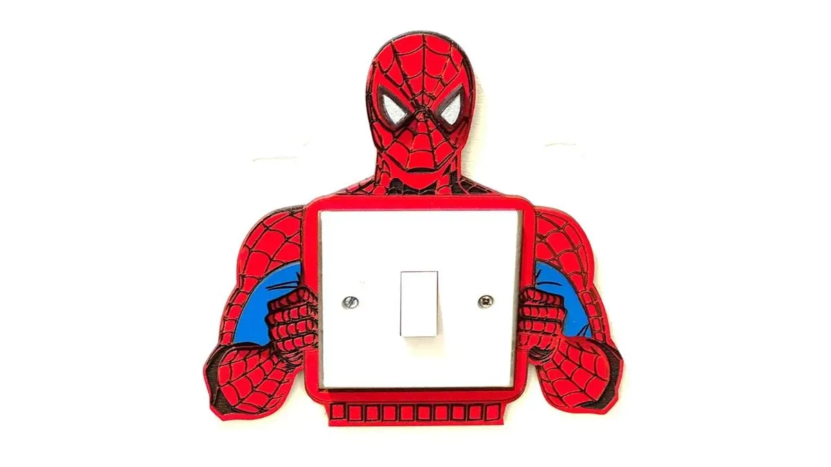 Light Switch Frame - Spiderman (Small Pic) thumbnail image