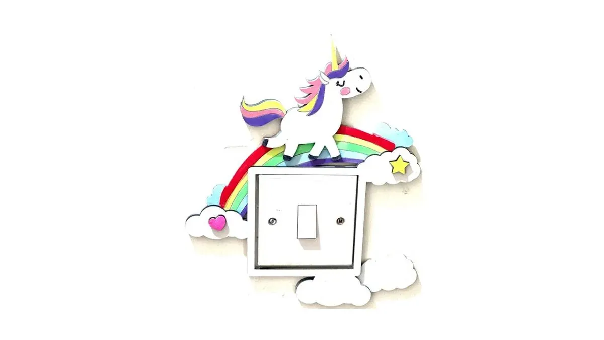 Light Switch Frame - Unicorn (Small Pic) thumbnail image