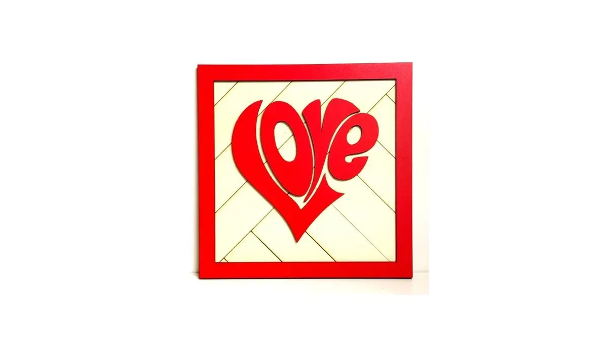 Love framed sign small thumbnail image