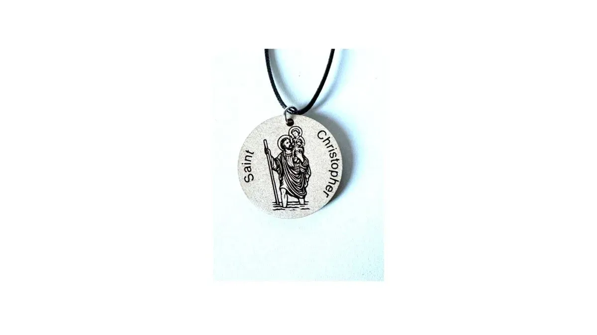 Necklace - St Christopher - Small Pic thumbnail image