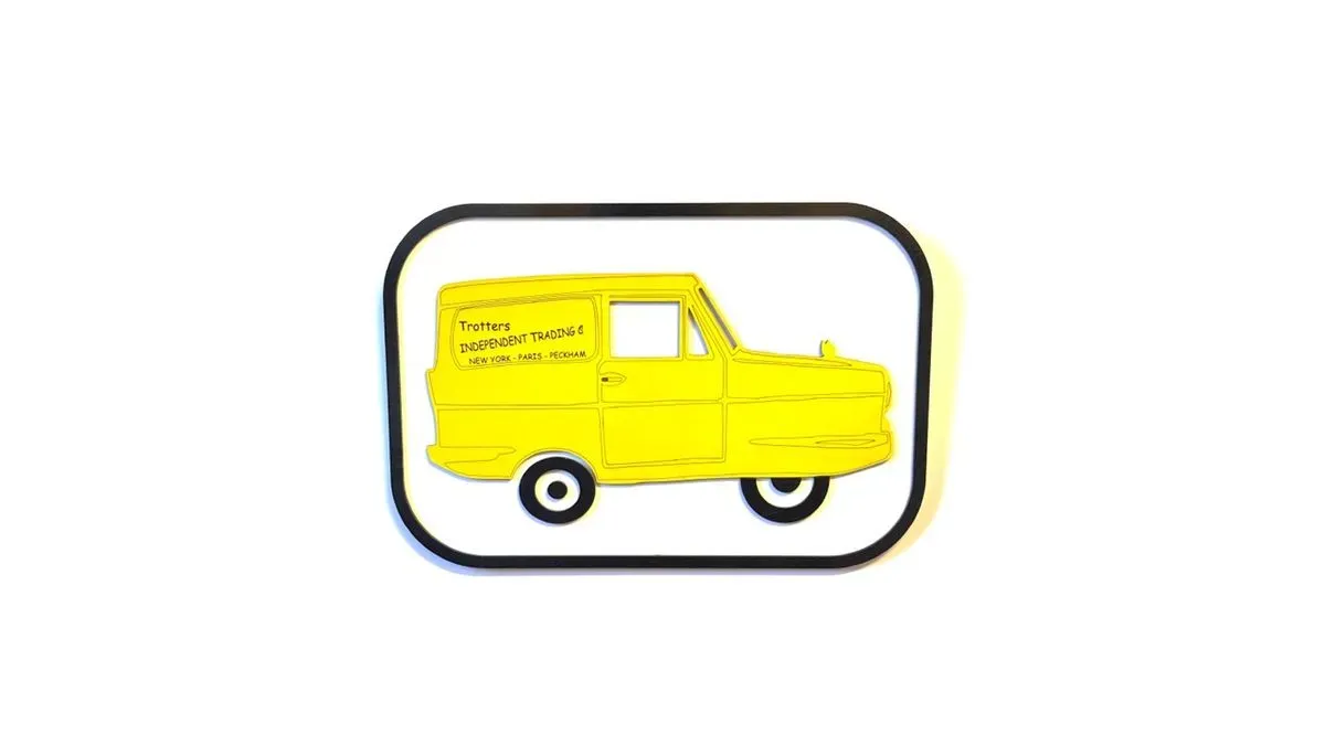 Trotters Van - Framed - Small Pic thumbnail image
